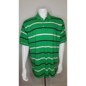 BEVERLY HILLS POLO CLUB POLO RUGBY SHIRT TOP MEN'S SIZE XL GREEN